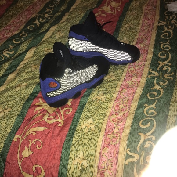 Jordan 13 black royal retro shoes